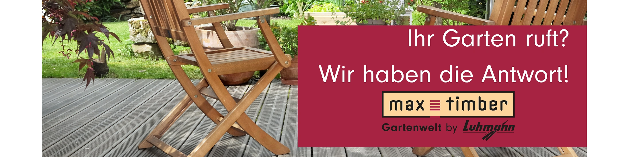 Dein Garten ruft Wir haben die Antwort!