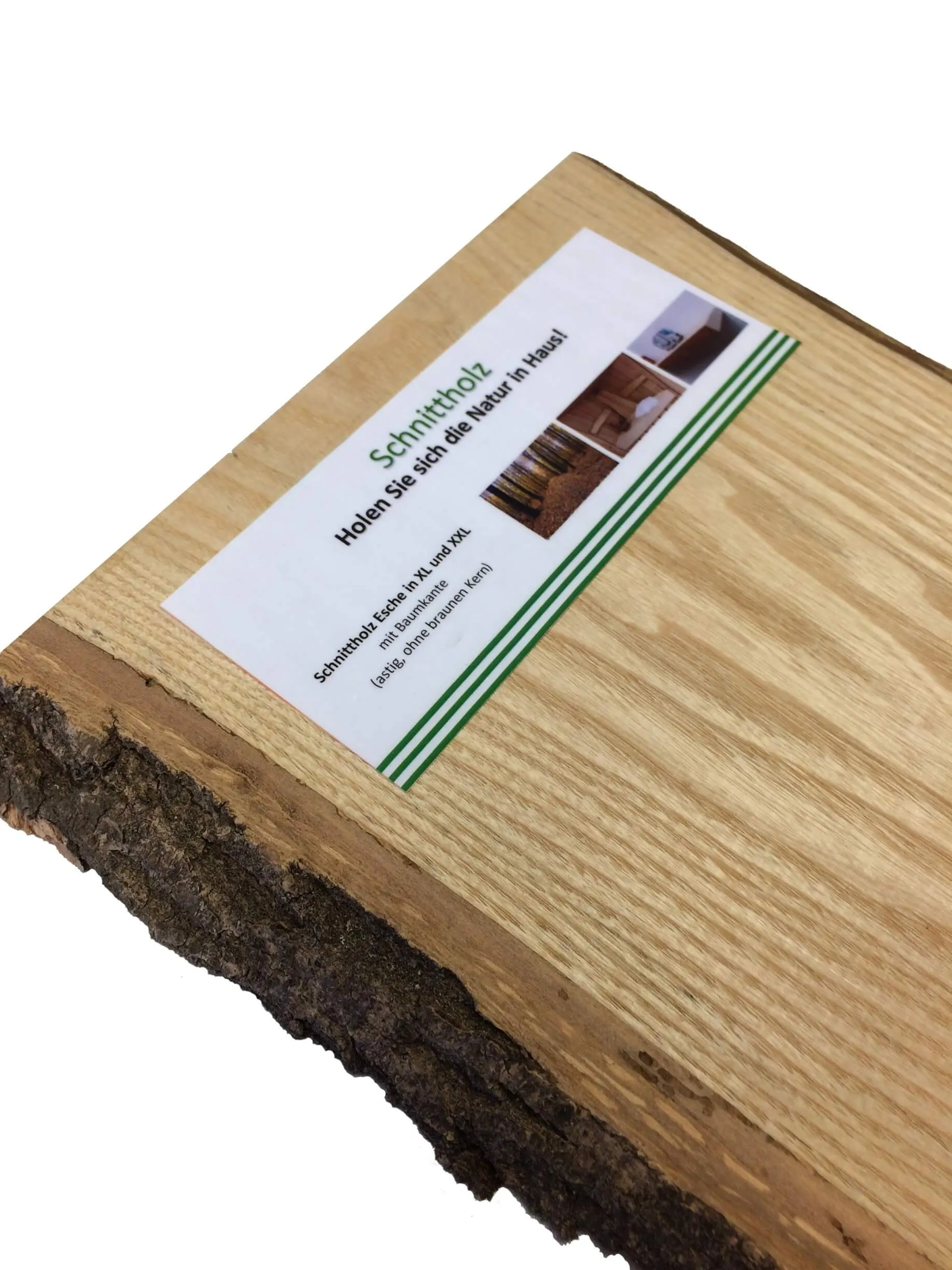 Schnittholz mit Baumkante Esche XXL