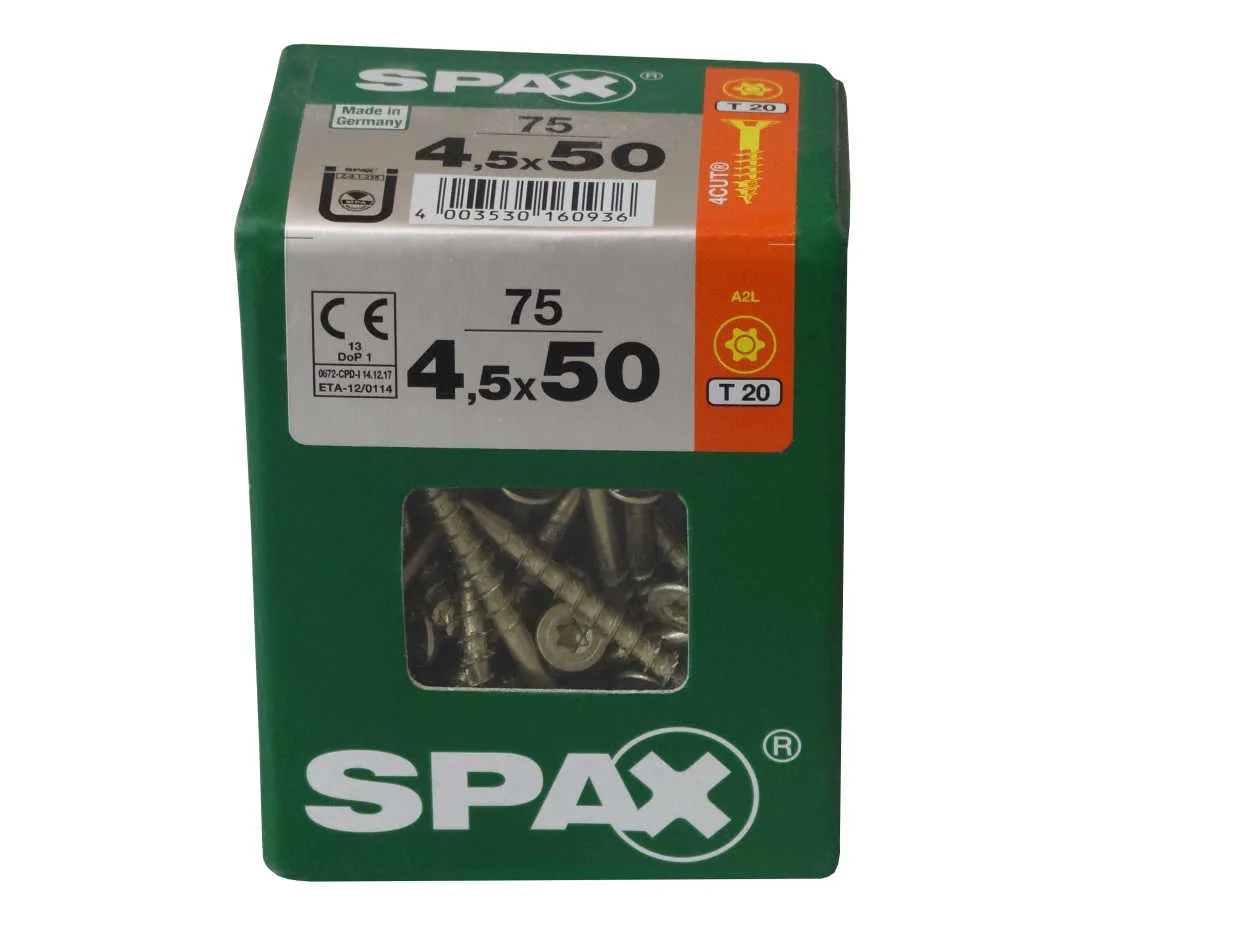 SPAX Senkkopf T20 Star+ Wirox 4,5x50 L