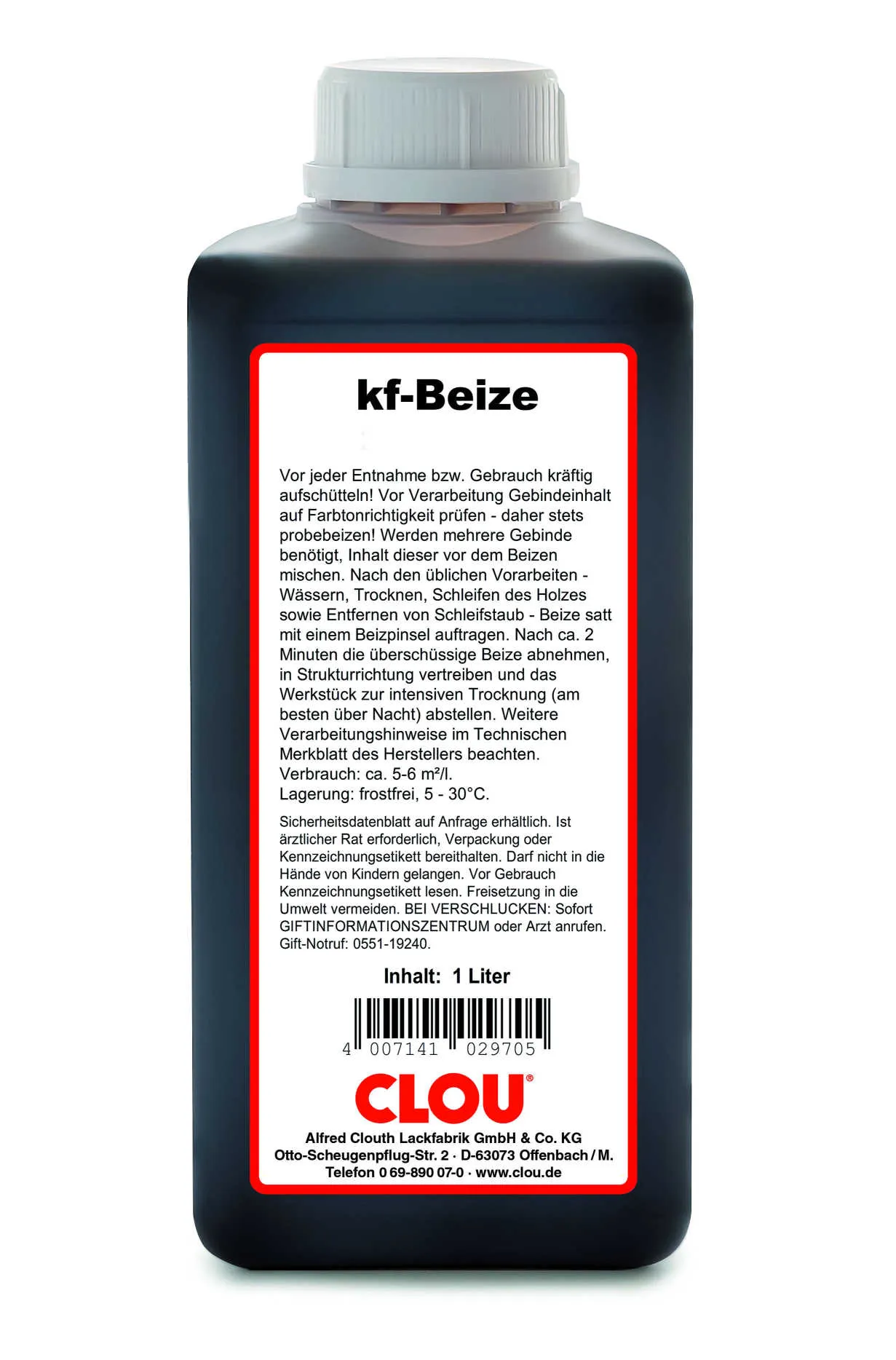 Clou KF-Beize 2253 Birnbaum 1.0ltr