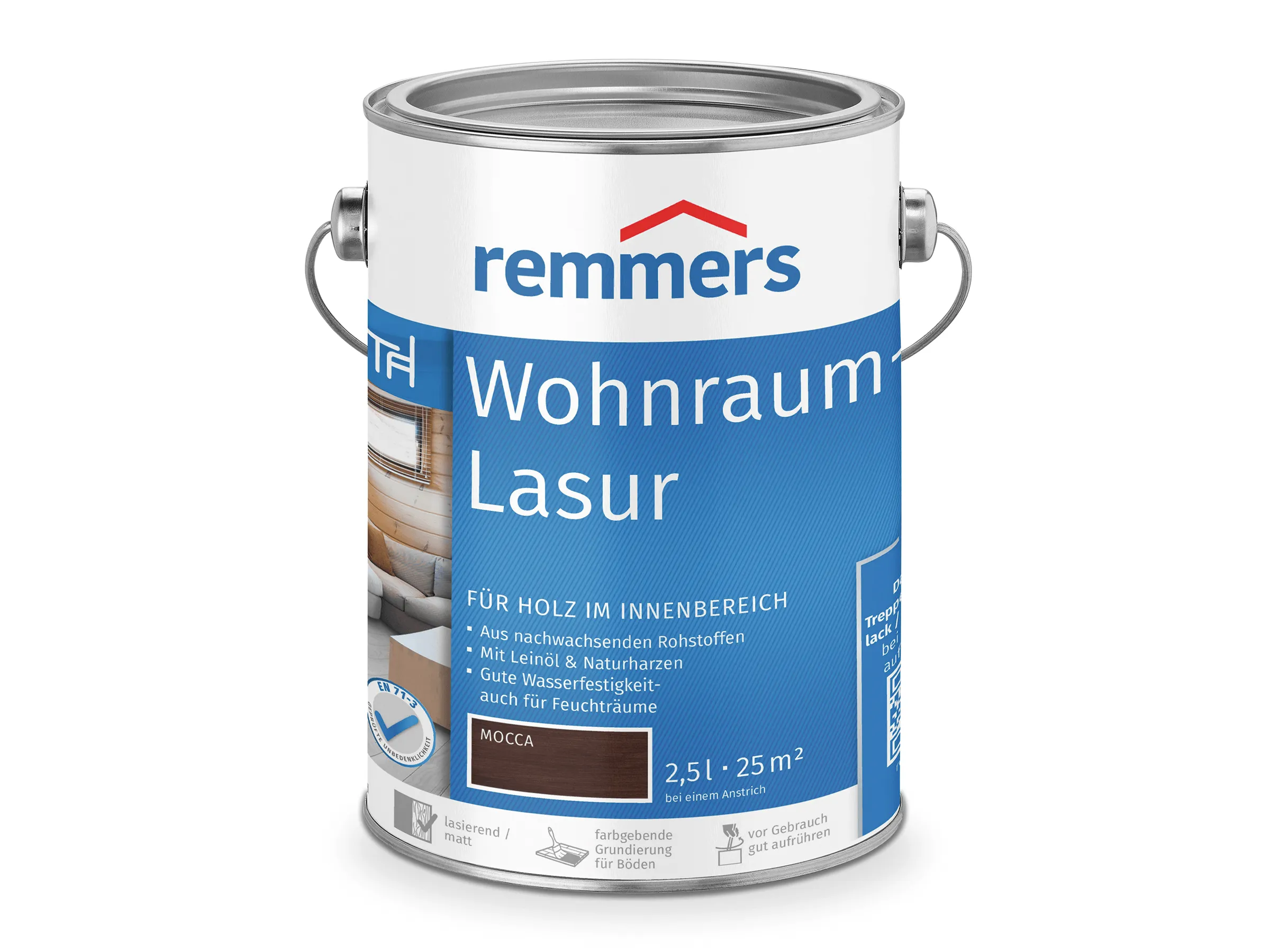Remmers Wohnraum-Lasur Mocca
