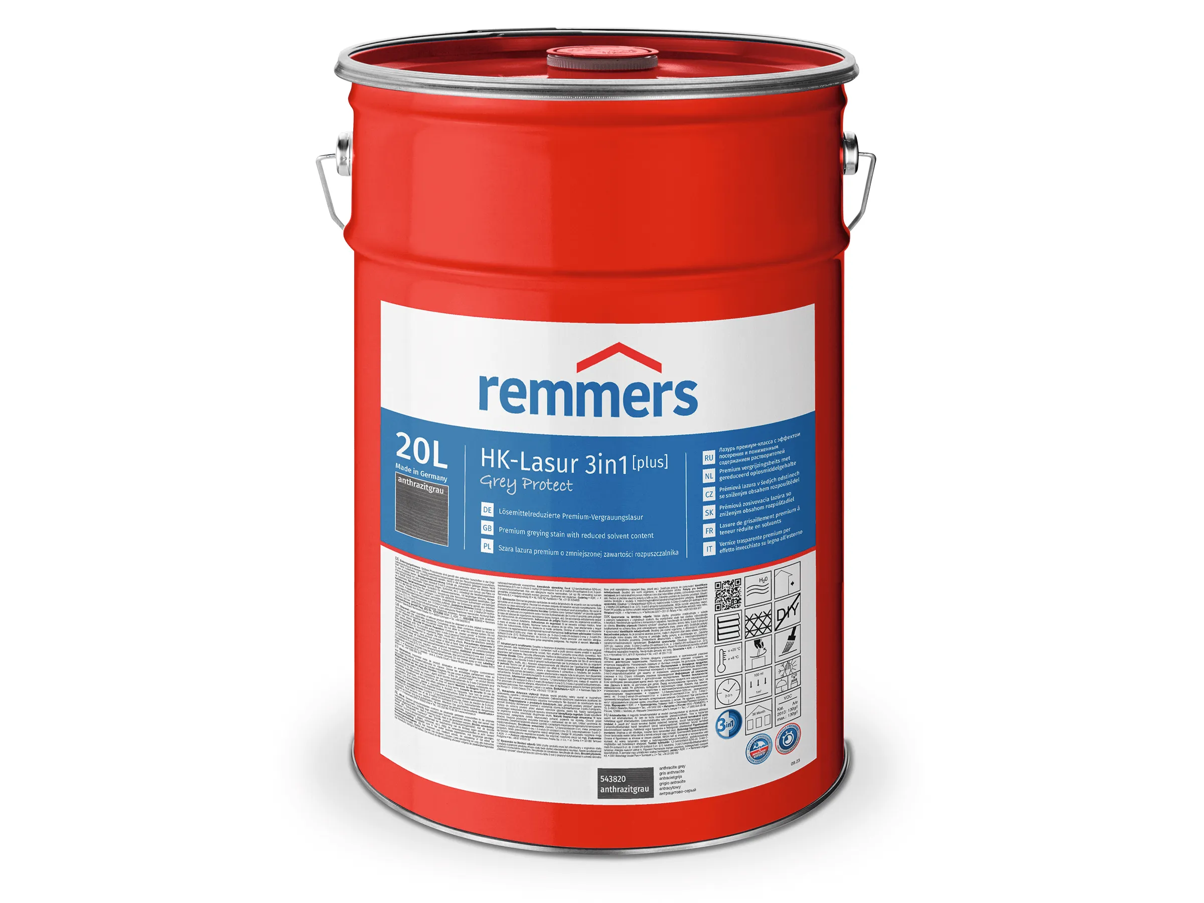 Remmers HK-Lasur 3in1 Anthrazitgr 20928