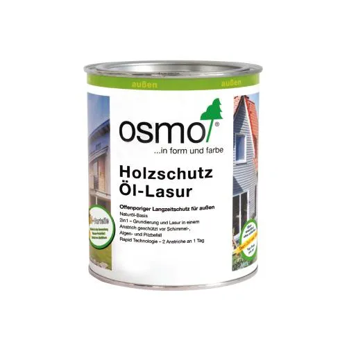 OSMO Holzschutz &Ouml;l-Lasur 0.75ltr.