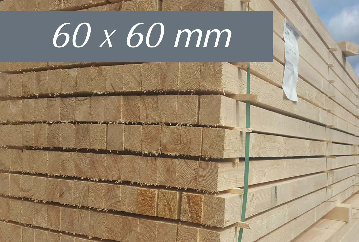 6 x 6 cm Kantholz Fichte S Kreuzholz