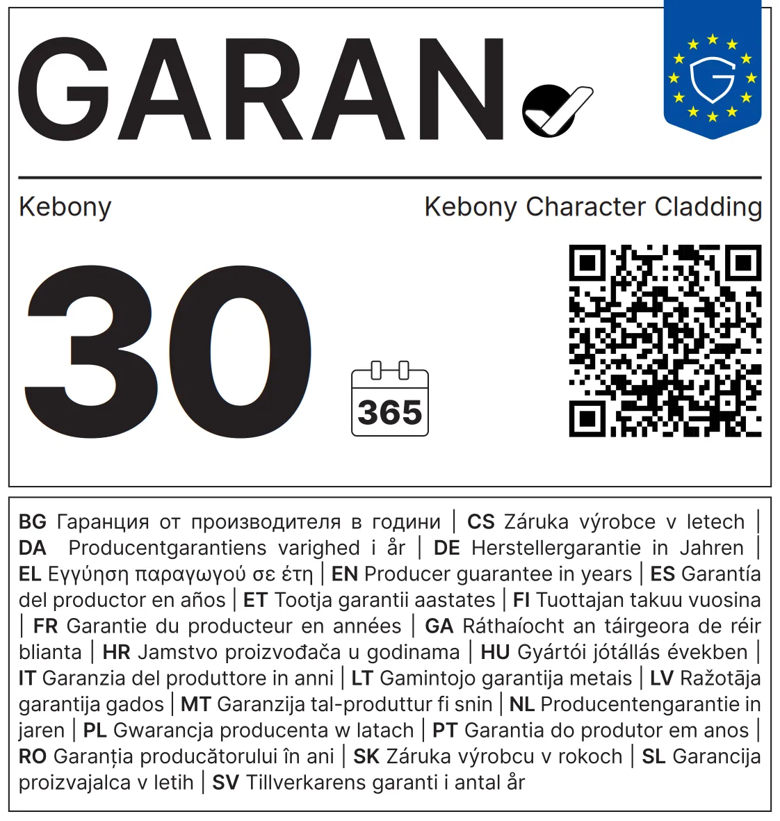 Glattkantbrett Kebony Character 21x148mm