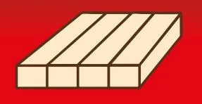 Leimholzplatte Kiefer 27mm 5000x1220mm