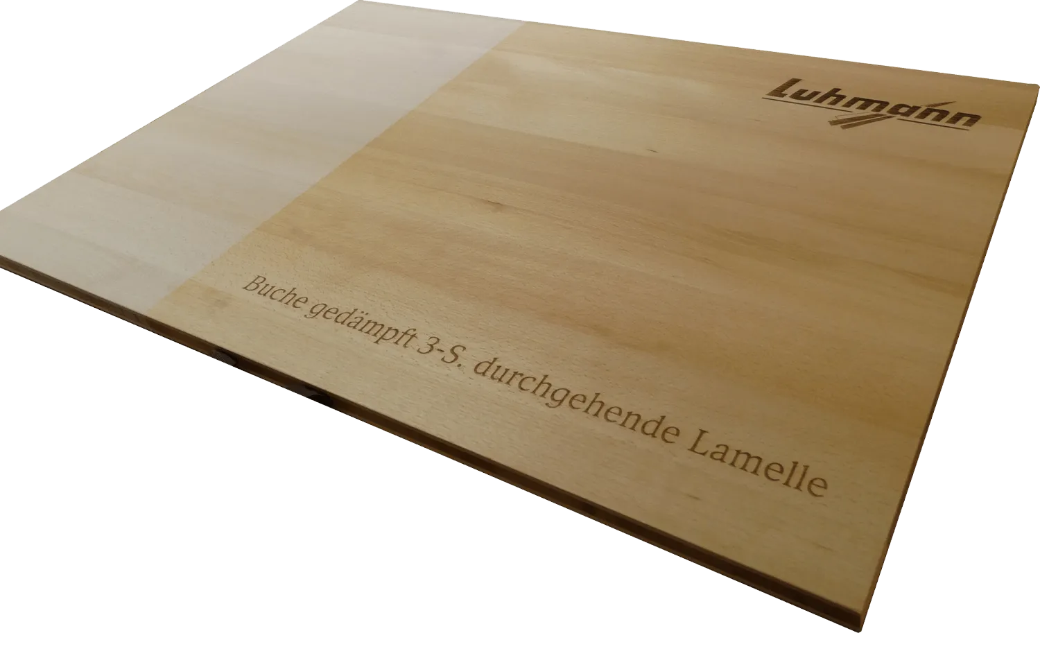 Leimholzplatte Buche ged&auml;mpft 20mm