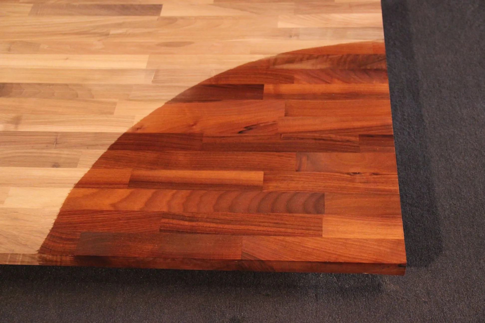 Leimholzplatte Nussbaum 19mm 2500x1250mm