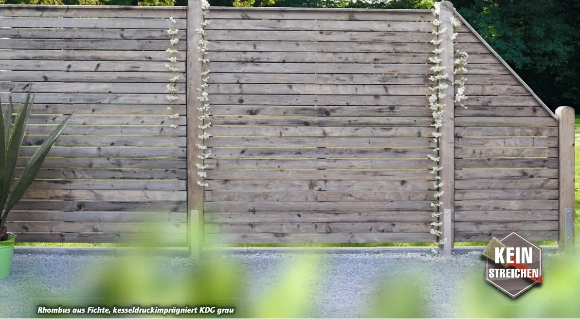 Element Rhombus KDG grau 178,5x181cm