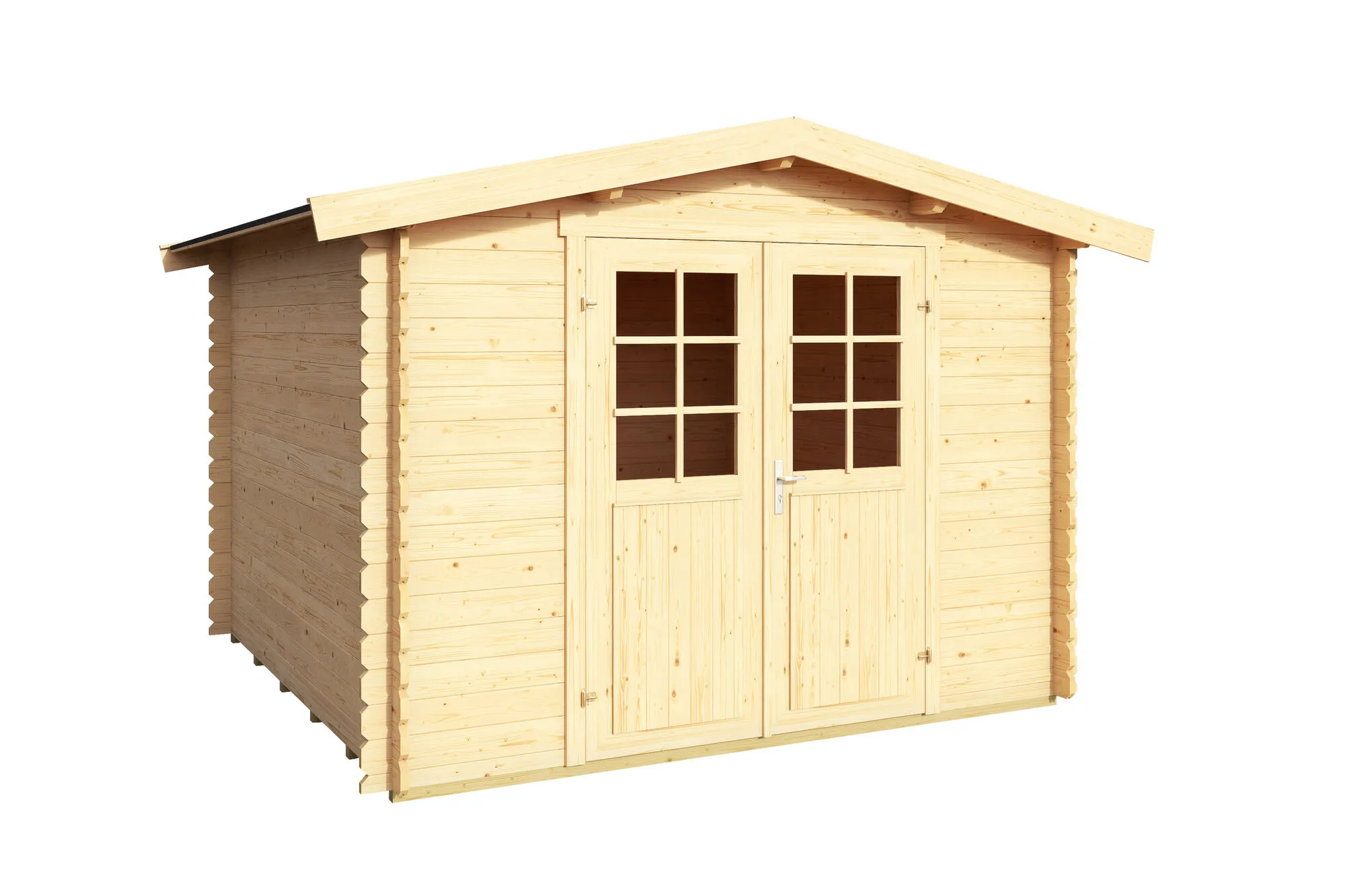 Australien Blockbohlenhaus28mm 280x280cm