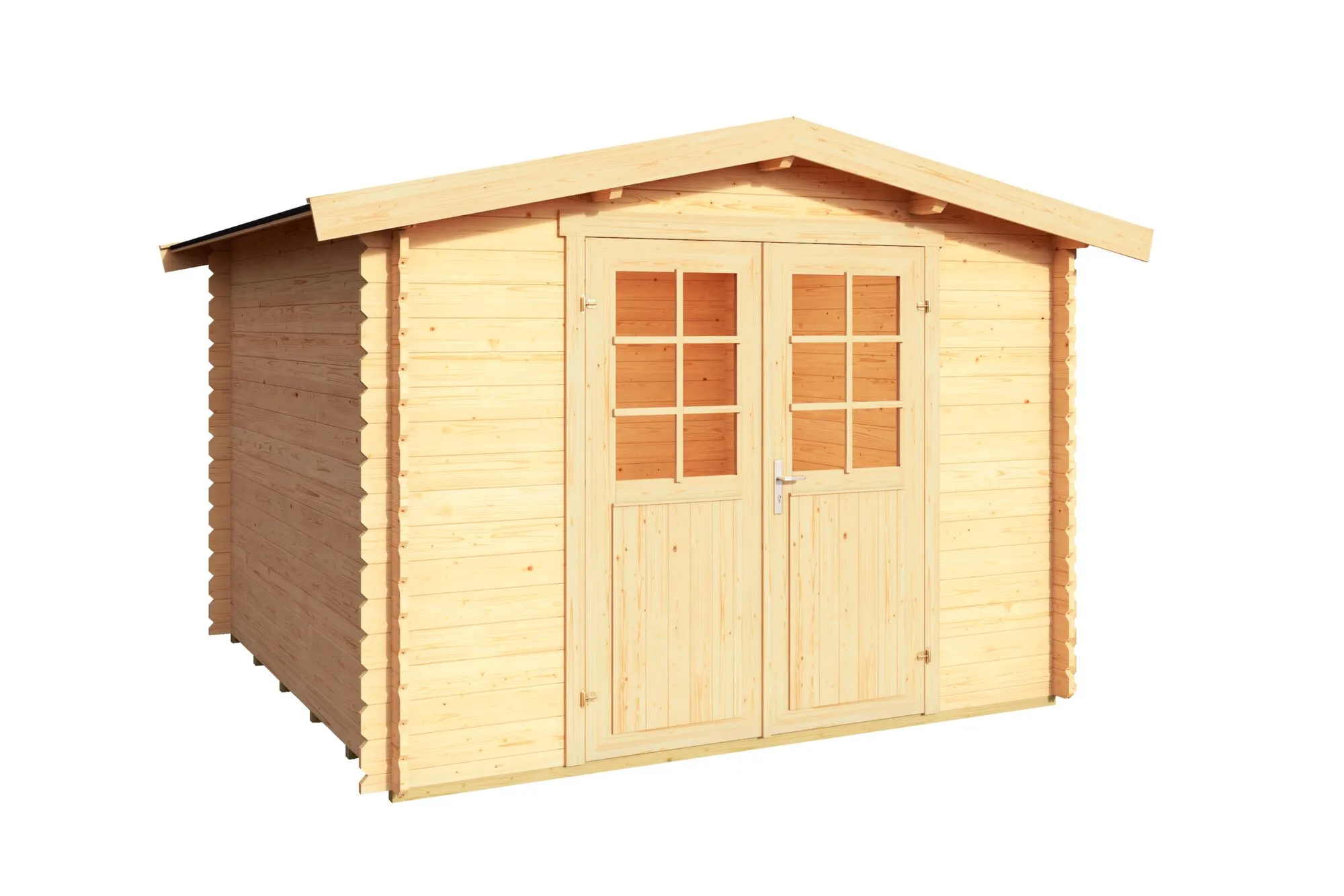 Australien Blockbohlenhaus28mm 280x280cm