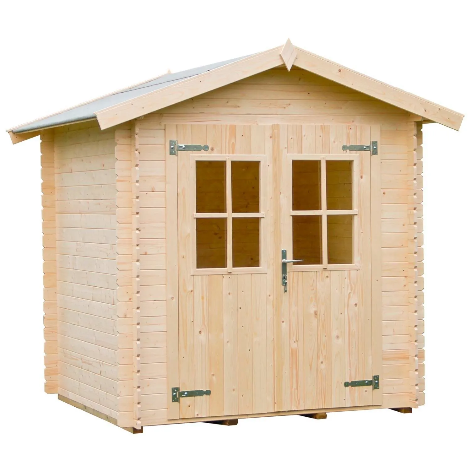 Blockbohlenhaus Neuseeland 180x180x222cm