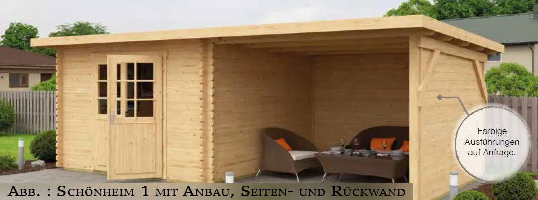 Seitenwand f&uuml;r Sch&ouml;nheim Anbau 1+2  28mm