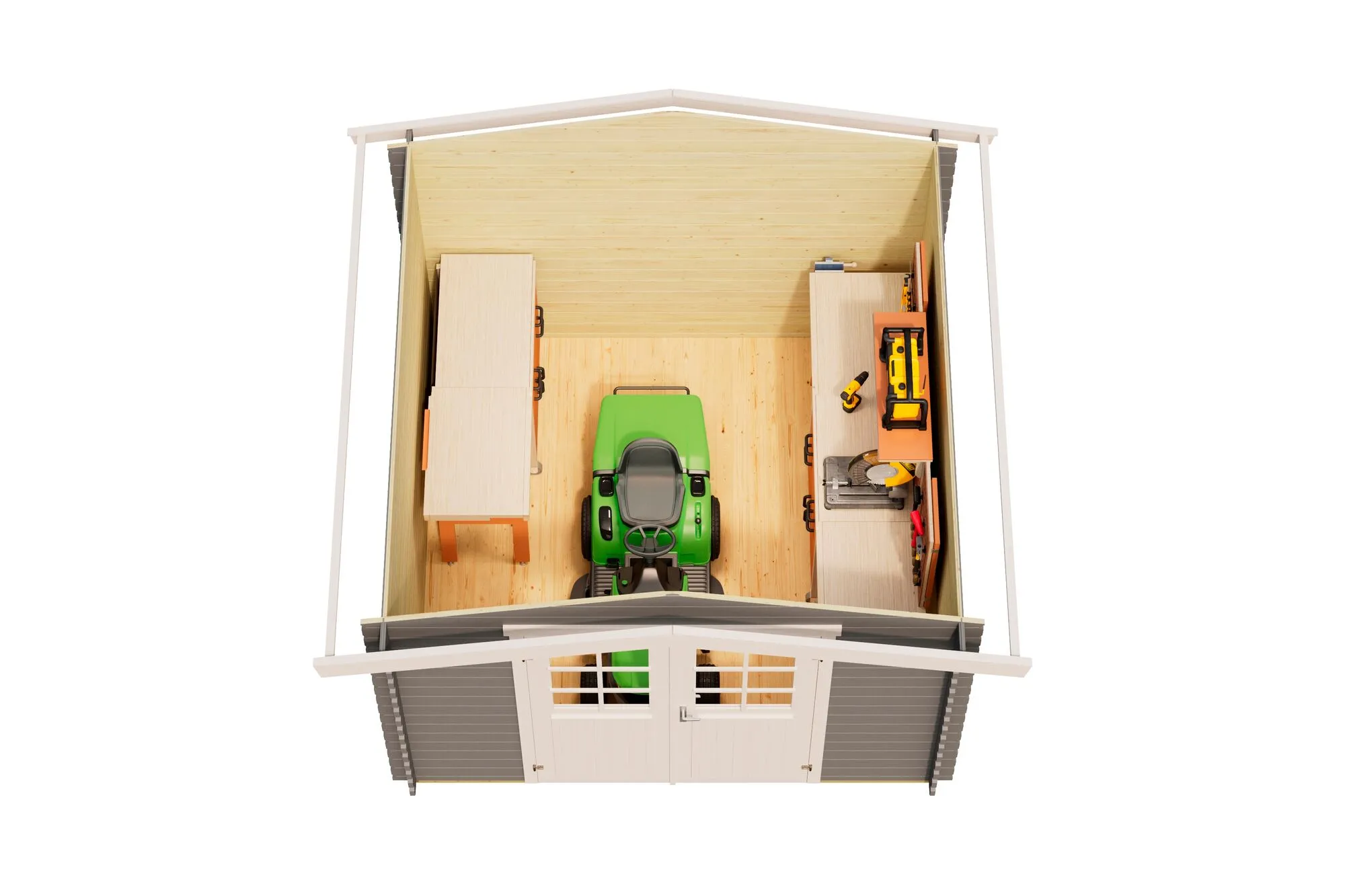 Australien Blockbohlenhaus28mm 280x280cm