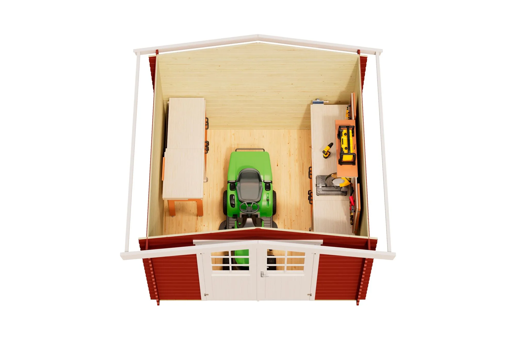 Australien Blockbohlenhaus28mm 280x280cm