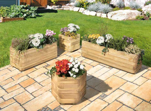 Toscana Blumenkasten 6-Eck. 50x50x35cm