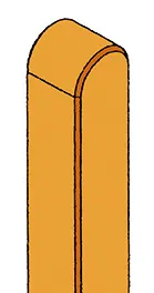 Bamberg Friesenpfosten 9 x 9 cm