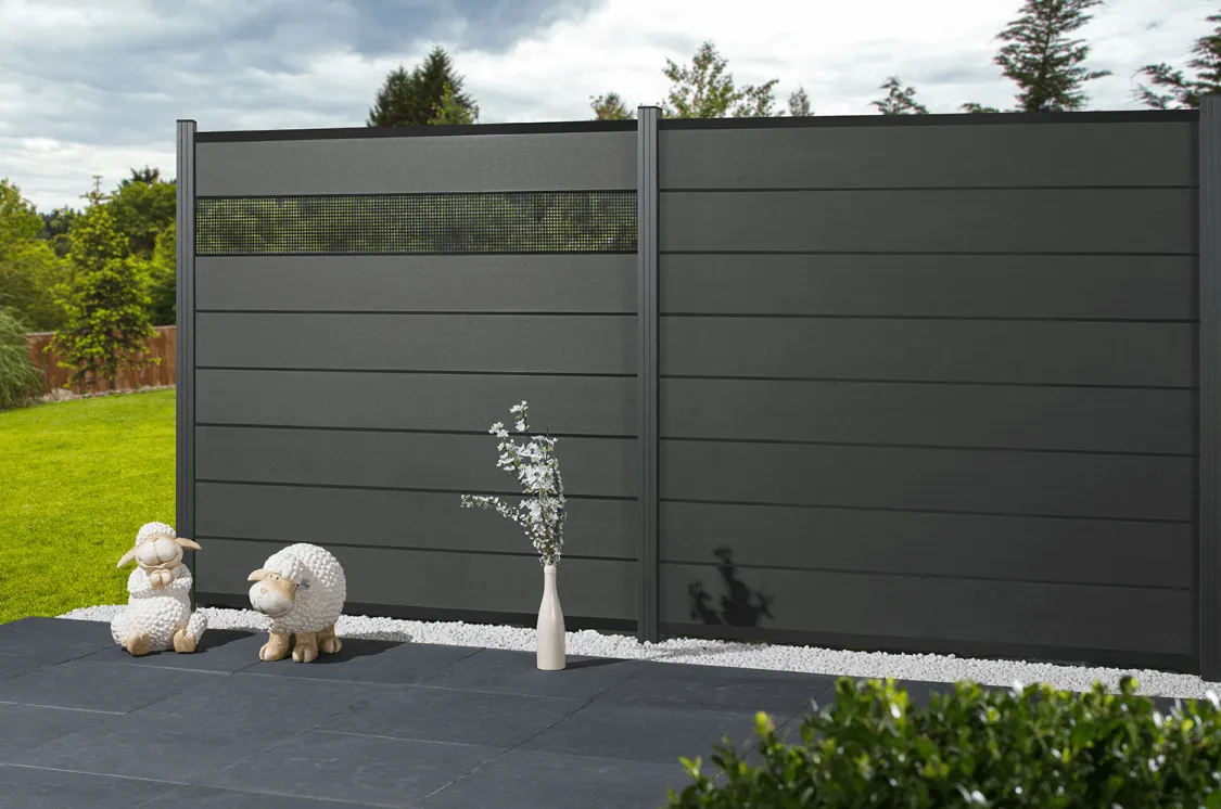 Donatus WPC-Steckzaun 180x180cm