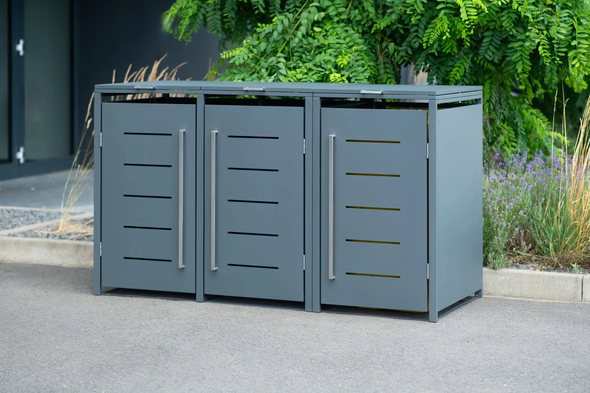 M&uuml;lltonnenbox 3x240L 200x80x116cm