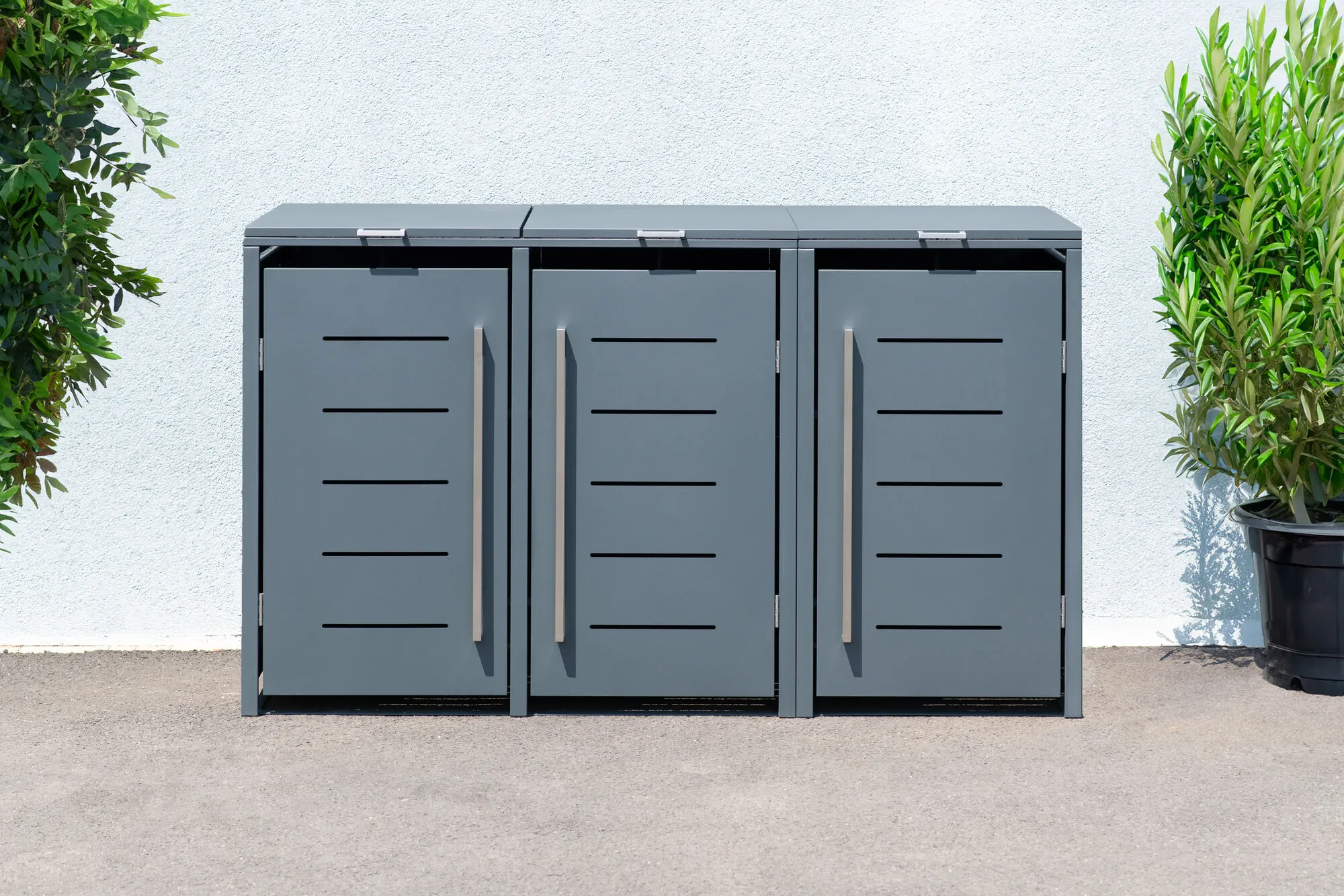 M&uuml;lltonnenbox 3x240L 200x80x116cm