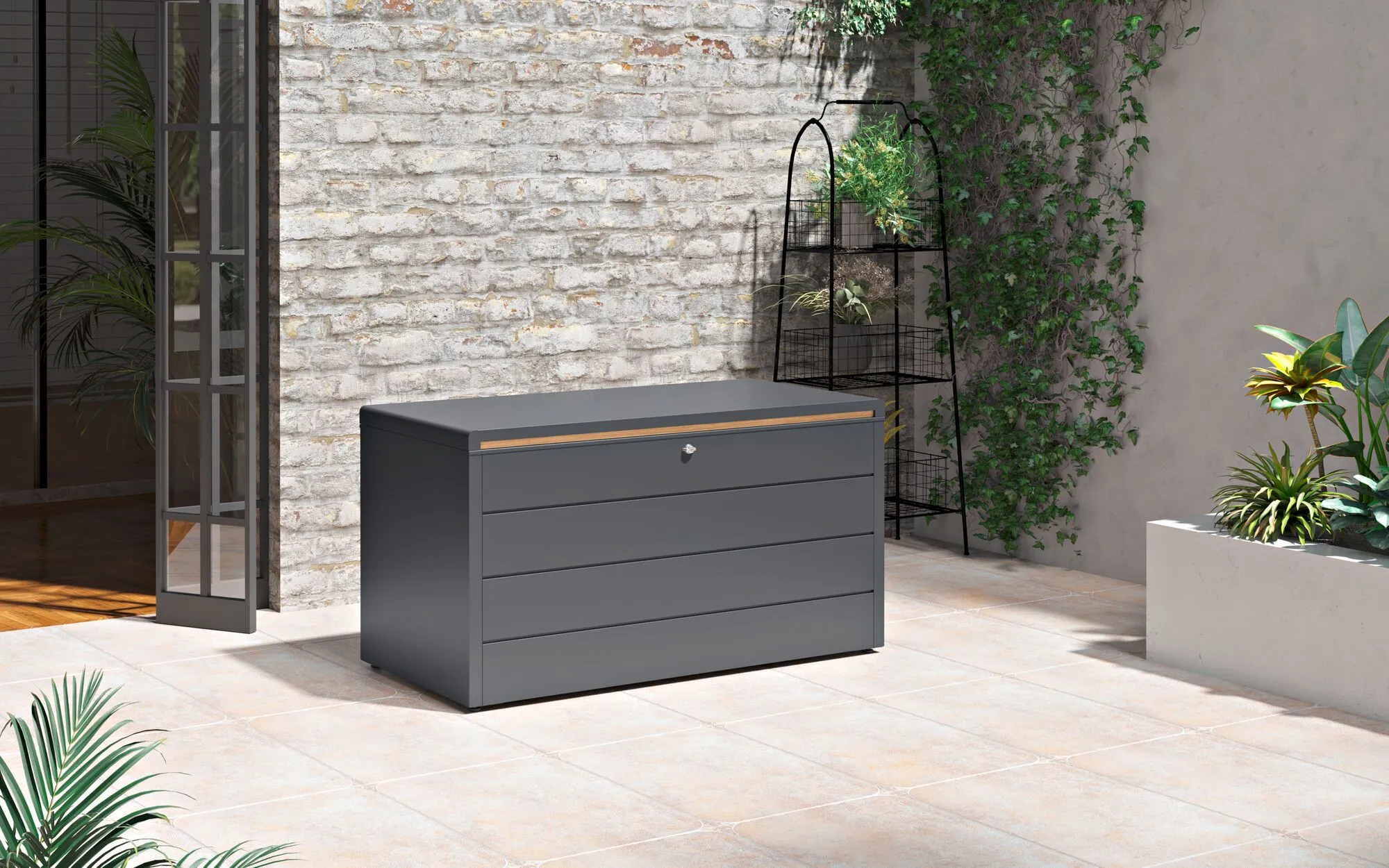 Design Metall-Aufbewahrungsbox 530l