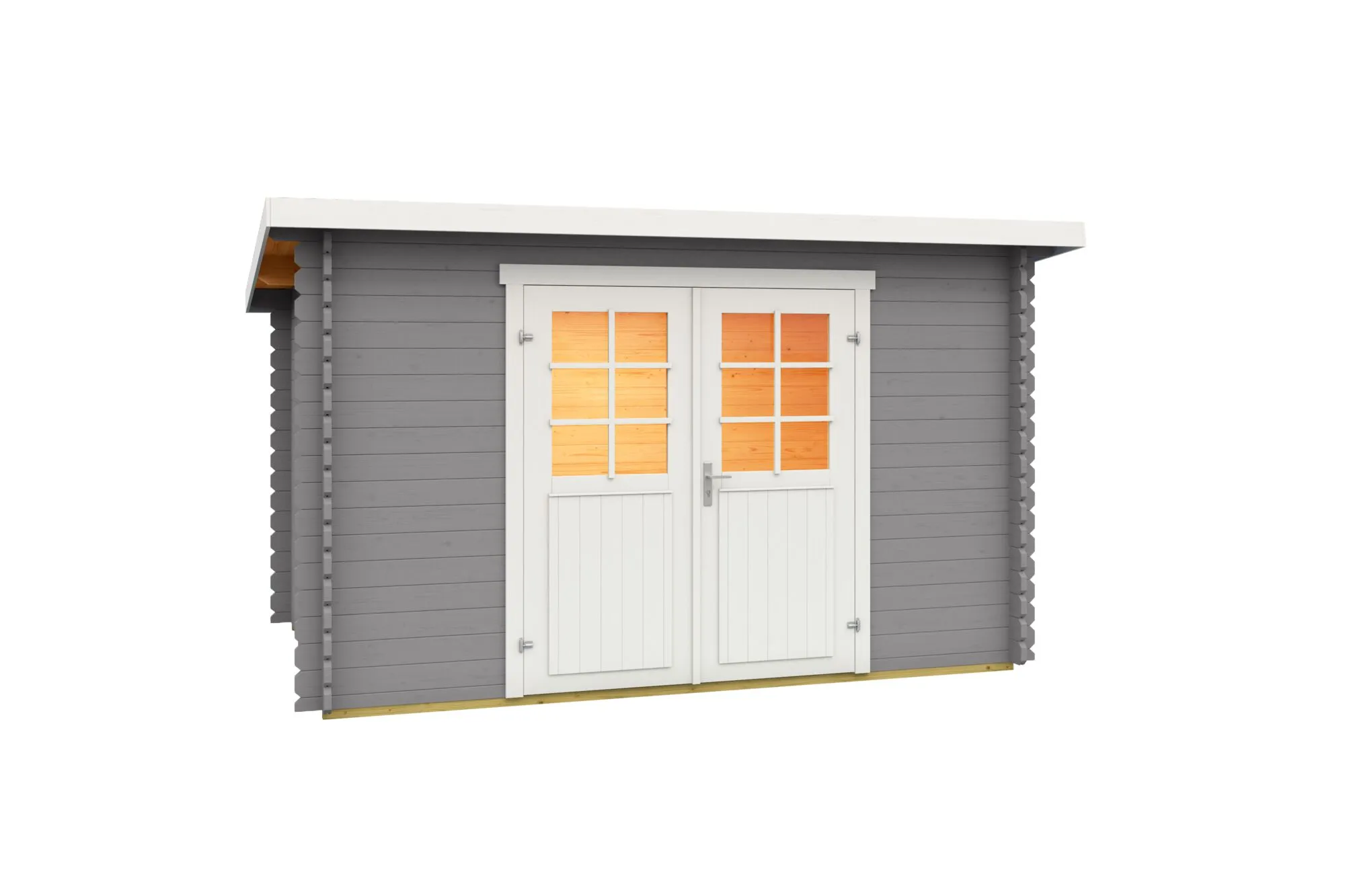 Malta 1 Blockbohlenhaus 28mm 300x200cm