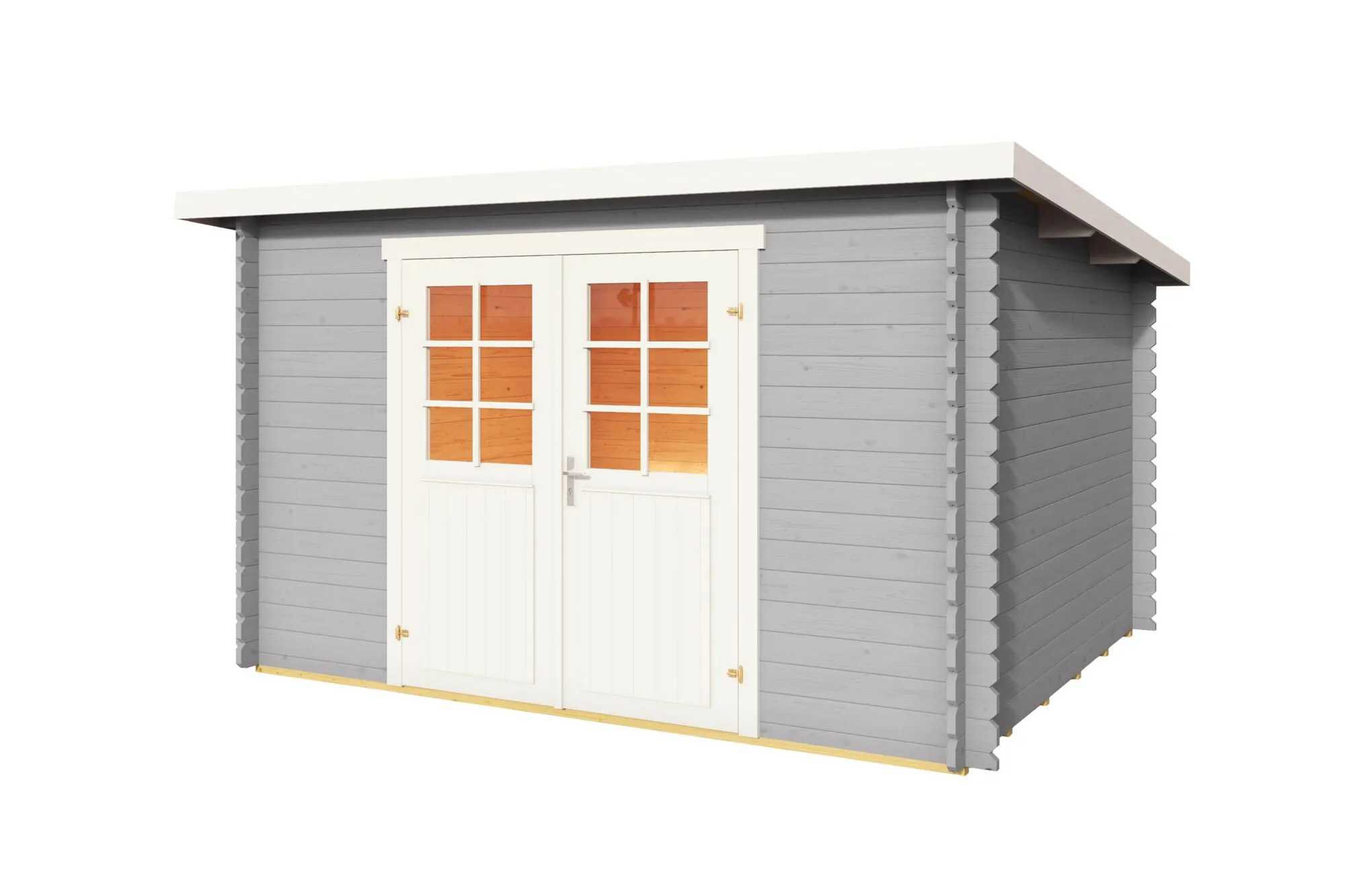 \\iks-3450982346\Artikelbilder\Gartenkatalog\2026\Blockbohlenh&auml;user\88100015 - Blockbohlenhaus Malta 2 lichtgrau (1).jpg