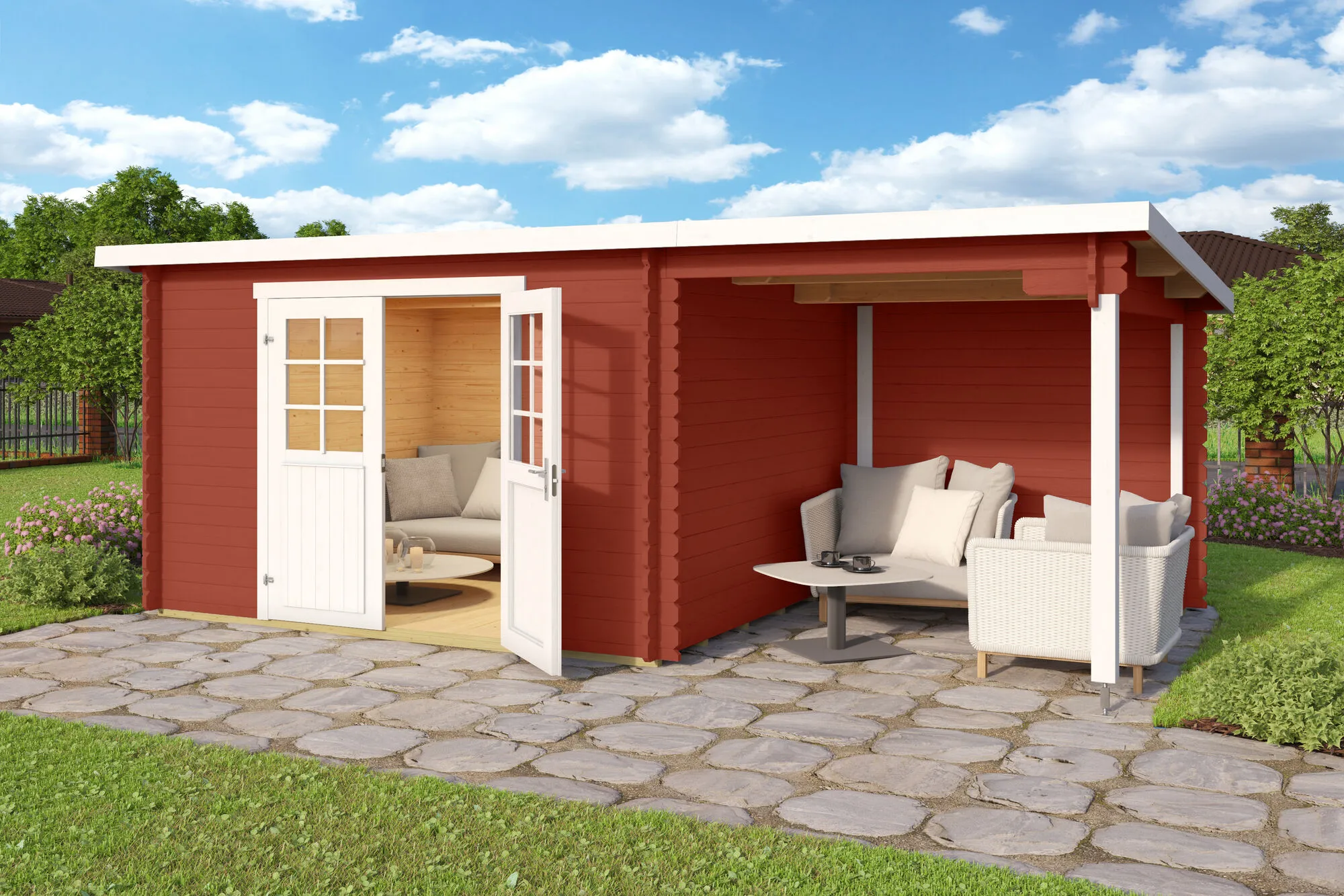 \\iks-3450982346\Artikelbilder\Gartenkatalog\2026\Blockbohlenh&auml;user\88100028 - Anbau f&uuml;r BBH Malta 2  Schwedenrot (1).jpg