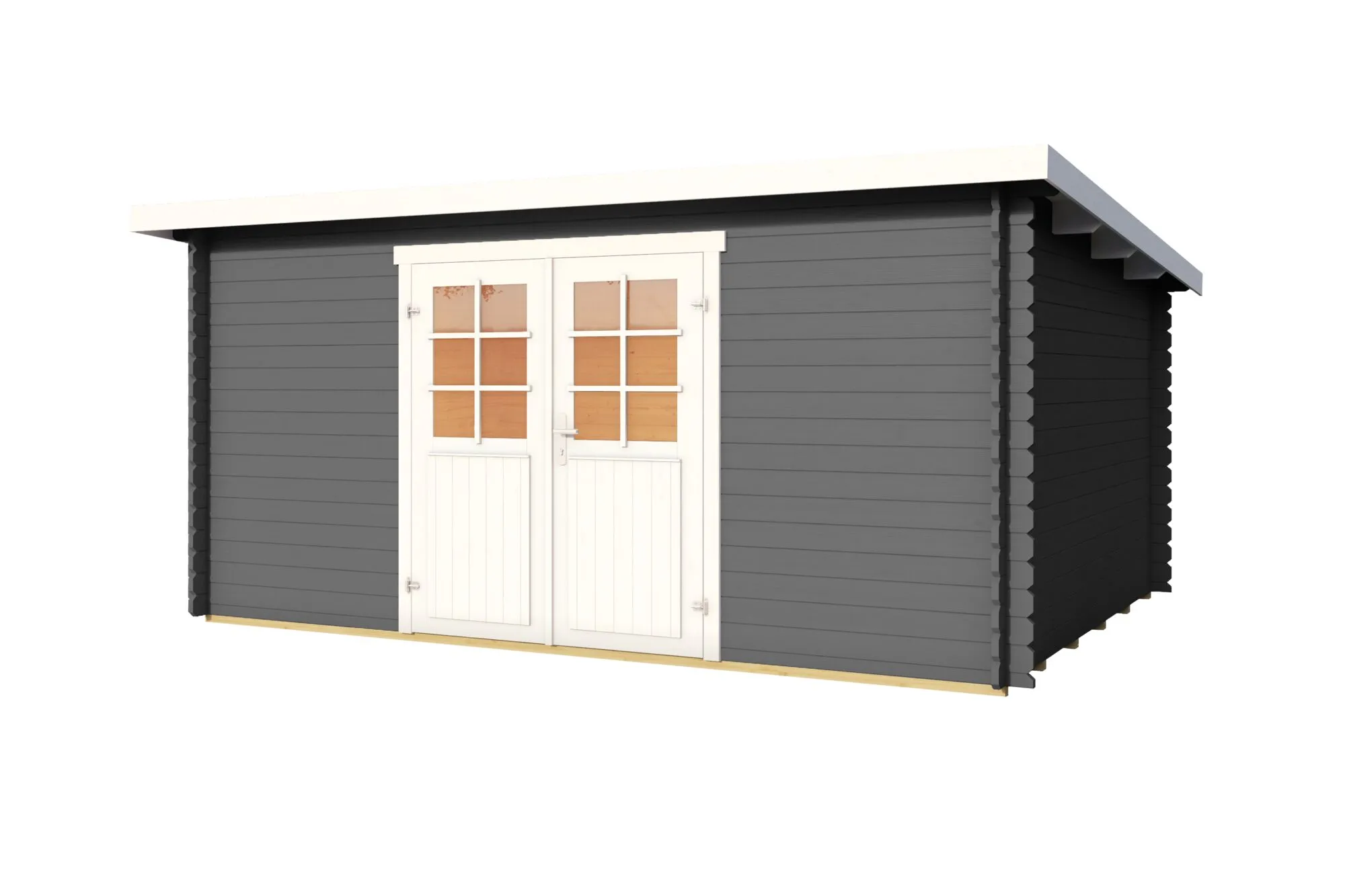 Malta 4 Blockbohlenhaus 28mm 392x292cm