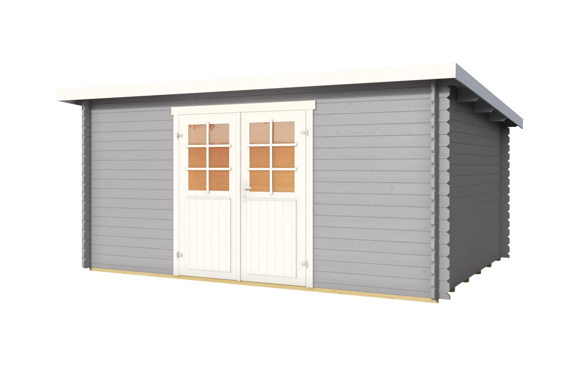 Malta 4 Blockbohlenhaus 28mm 392x292cm