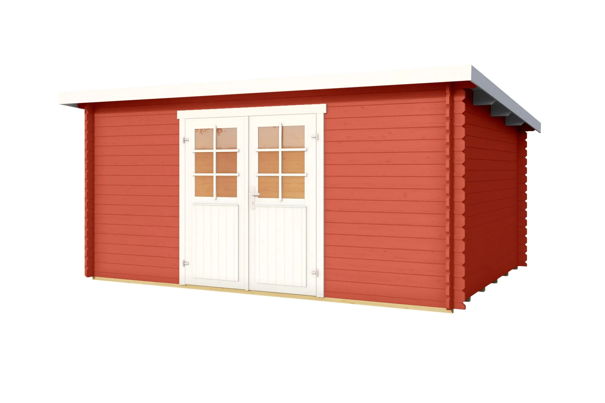 Malta 4 Blockbohlenhaus 28mm 392x292cm