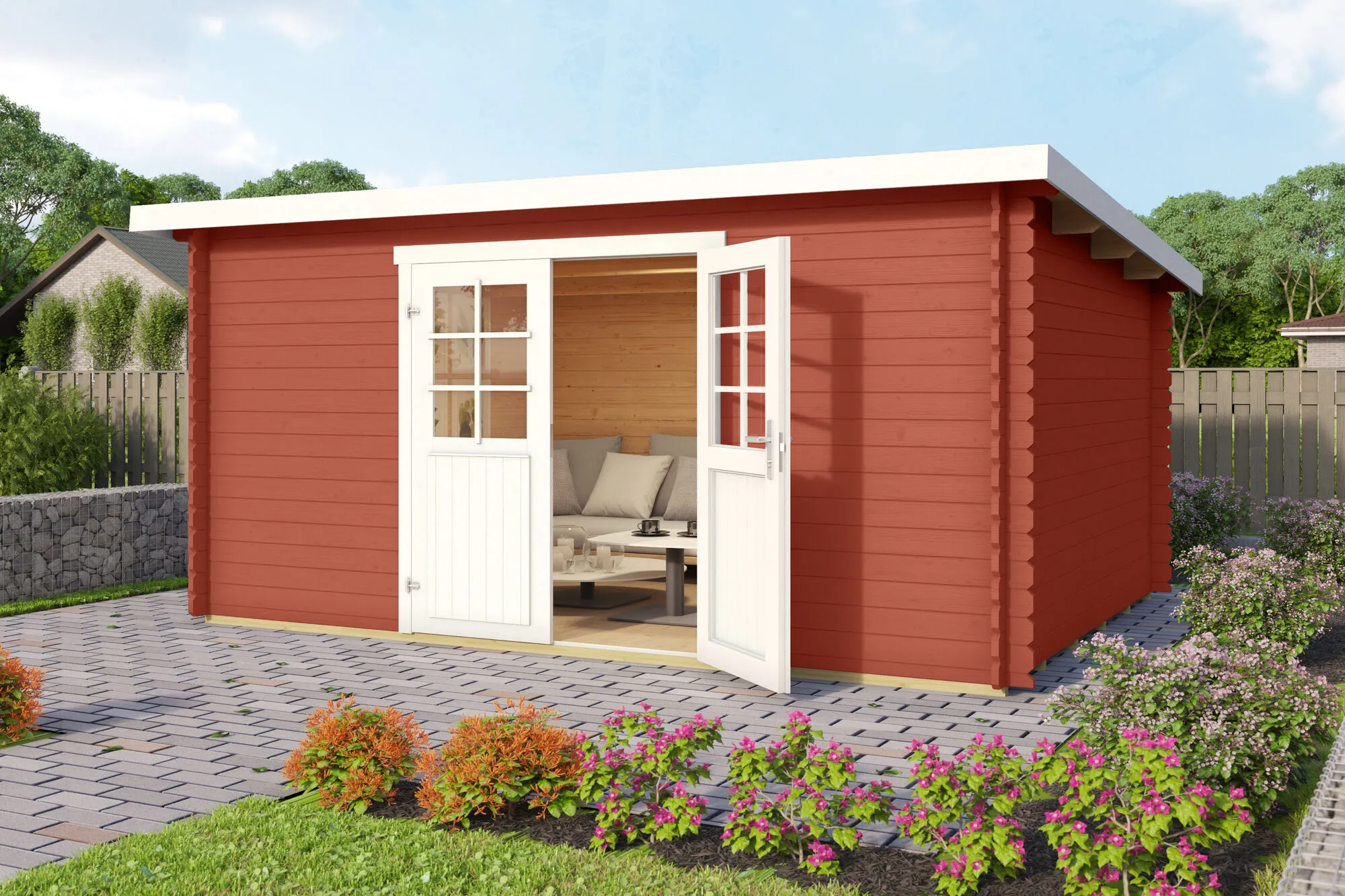 \\iks-3450982346\Artikelbilder\Gartenkatalog\2026\Blockbohlenh&auml;user\88100040 - Blockbohlenhaus Malta 4 Schwedenrot (1).jpg