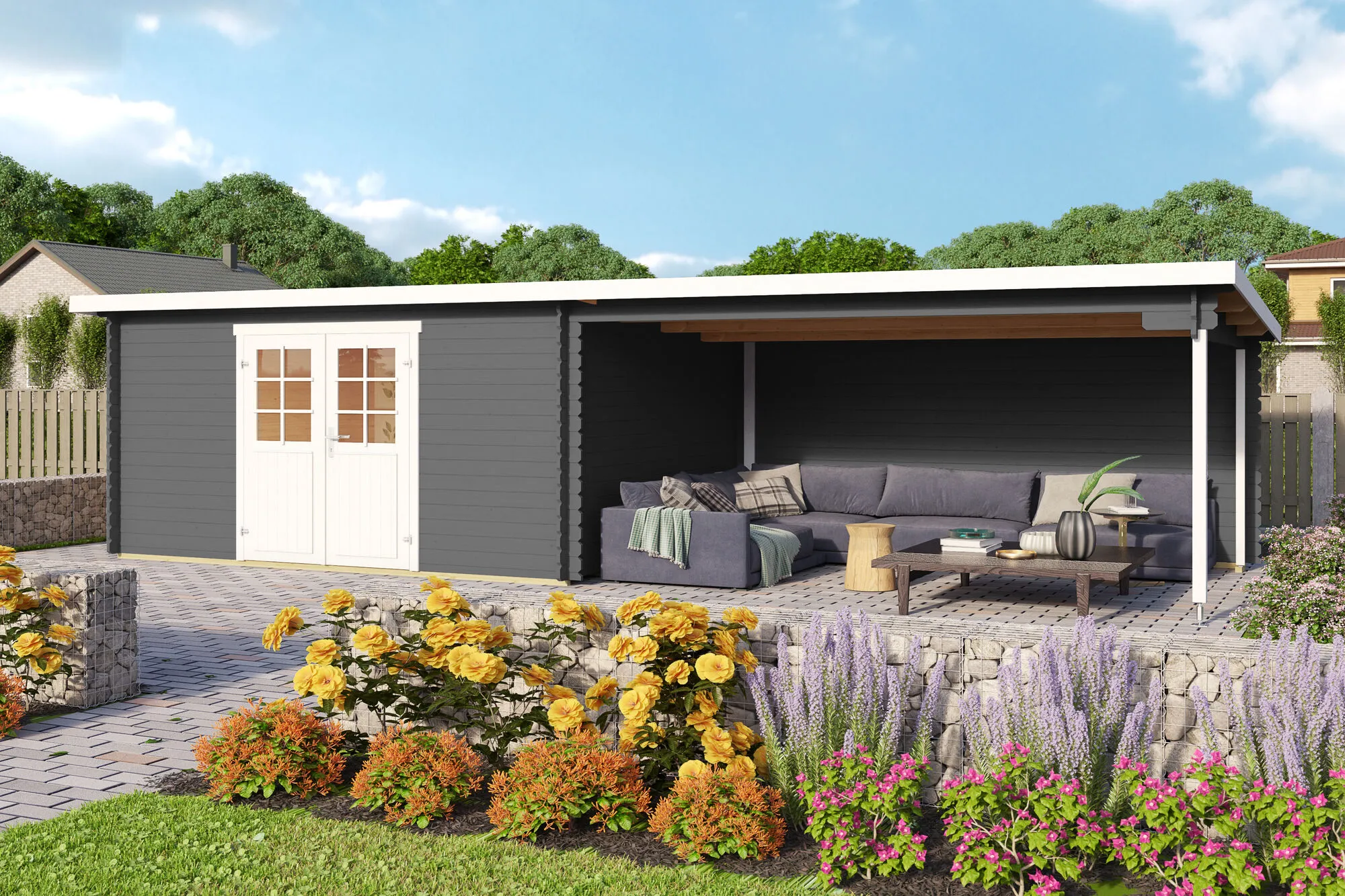 \\iks-3450982346\Artikelbilder\Gartenkatalog\2026\Blockbohlenh&auml;user\88100042 - Anbau f&uuml;r BBH Malta 4 Carbongrau (1).jpg