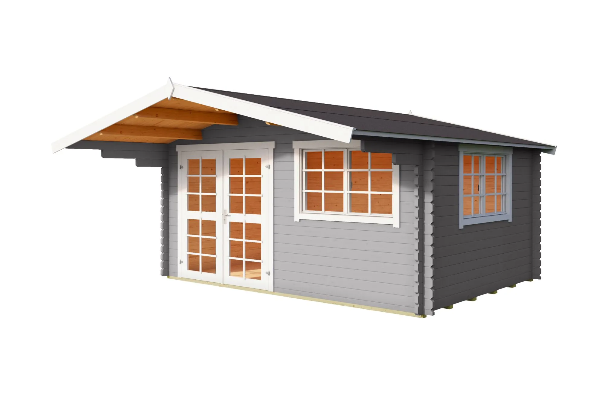 England 1 Blockbohlenhaus 40mm