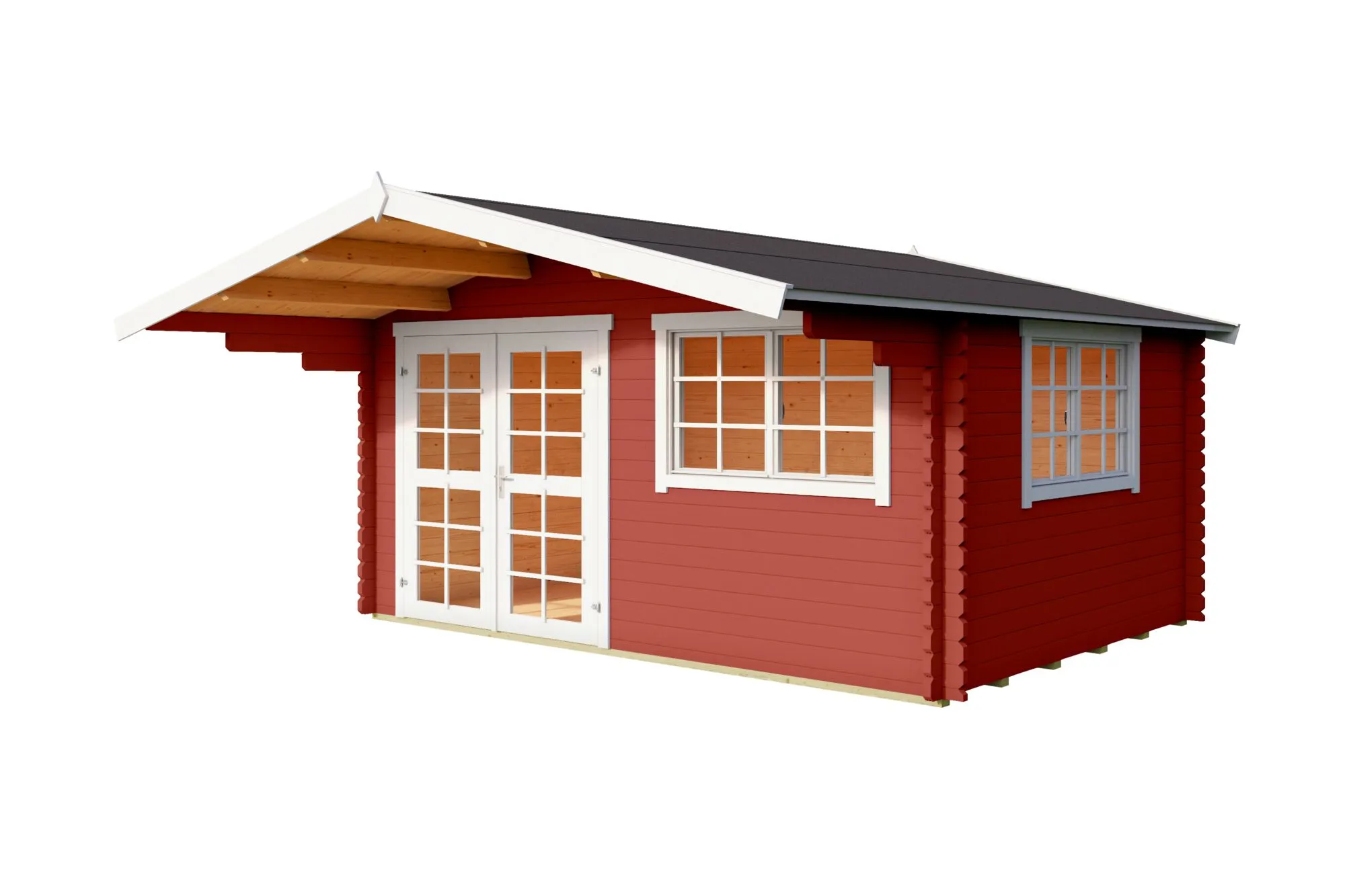 England 1 Blockbohlenhaus 40mm