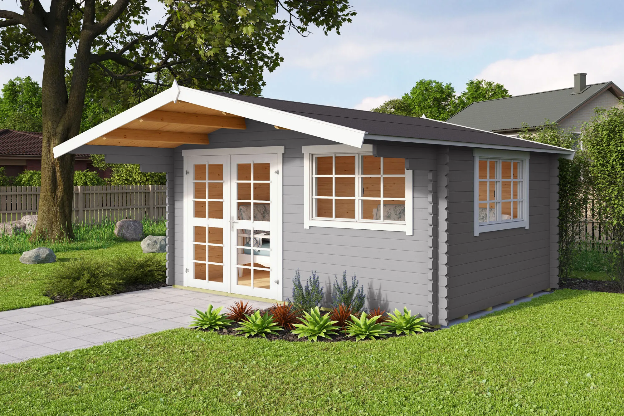 \\iks-3450982346\Artikelbilder\Gartenkatalog\2026\Blockbohlenh&auml;user\881000051 - Blockbohlenhaus England 2 Lichtgrau (1).jpg