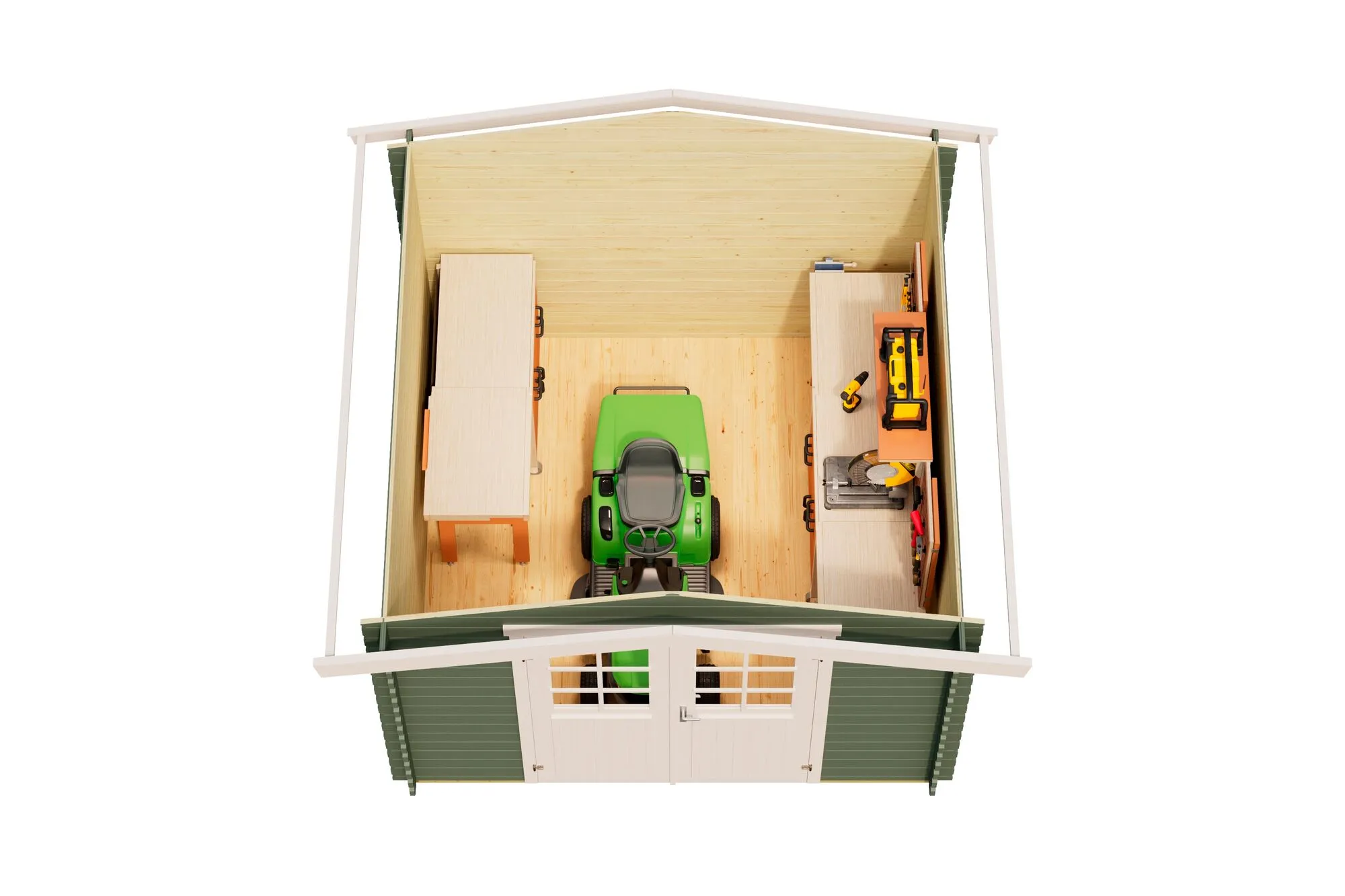 Australien Blockbohlenhaus28mm 280x280cm