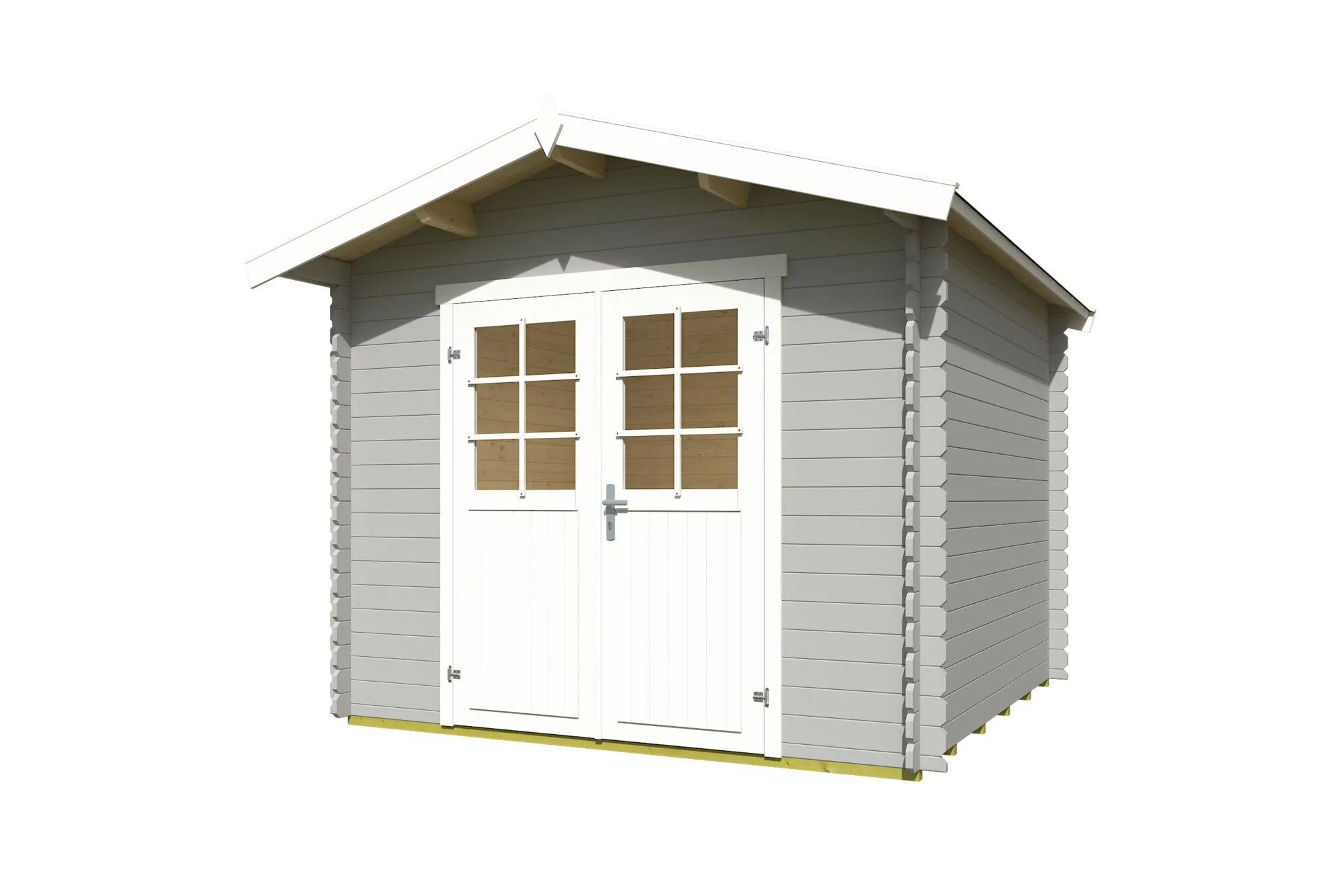 \\iks-3450982346\Artikelbilder\Gartenkatalog\2026\Blockbohlenh&auml;user\88100134 - Australien Blockbohlenhaus Plus lichtgrau (1).jpg