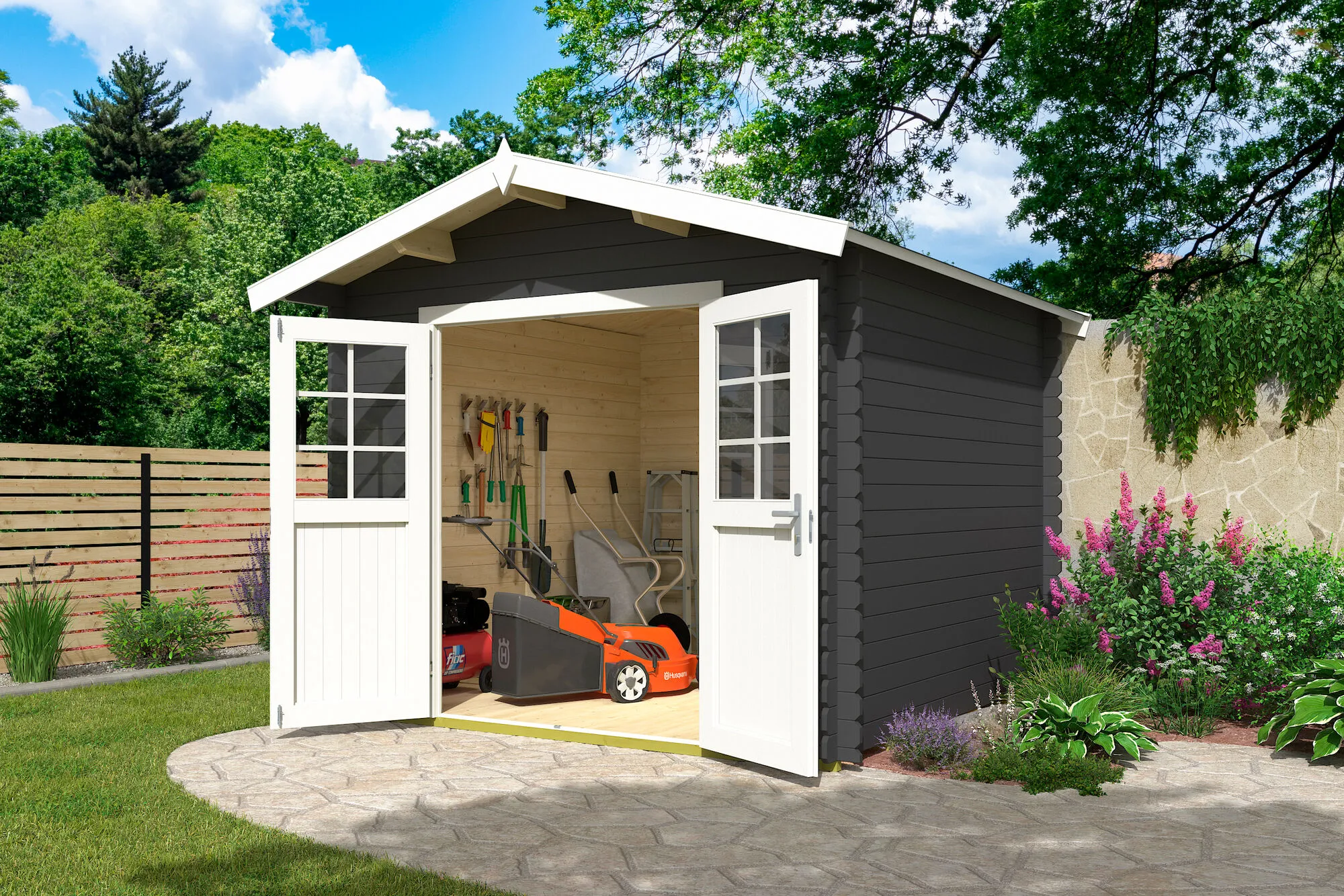 Australien Blockbohlenhaus Plus280x280cm