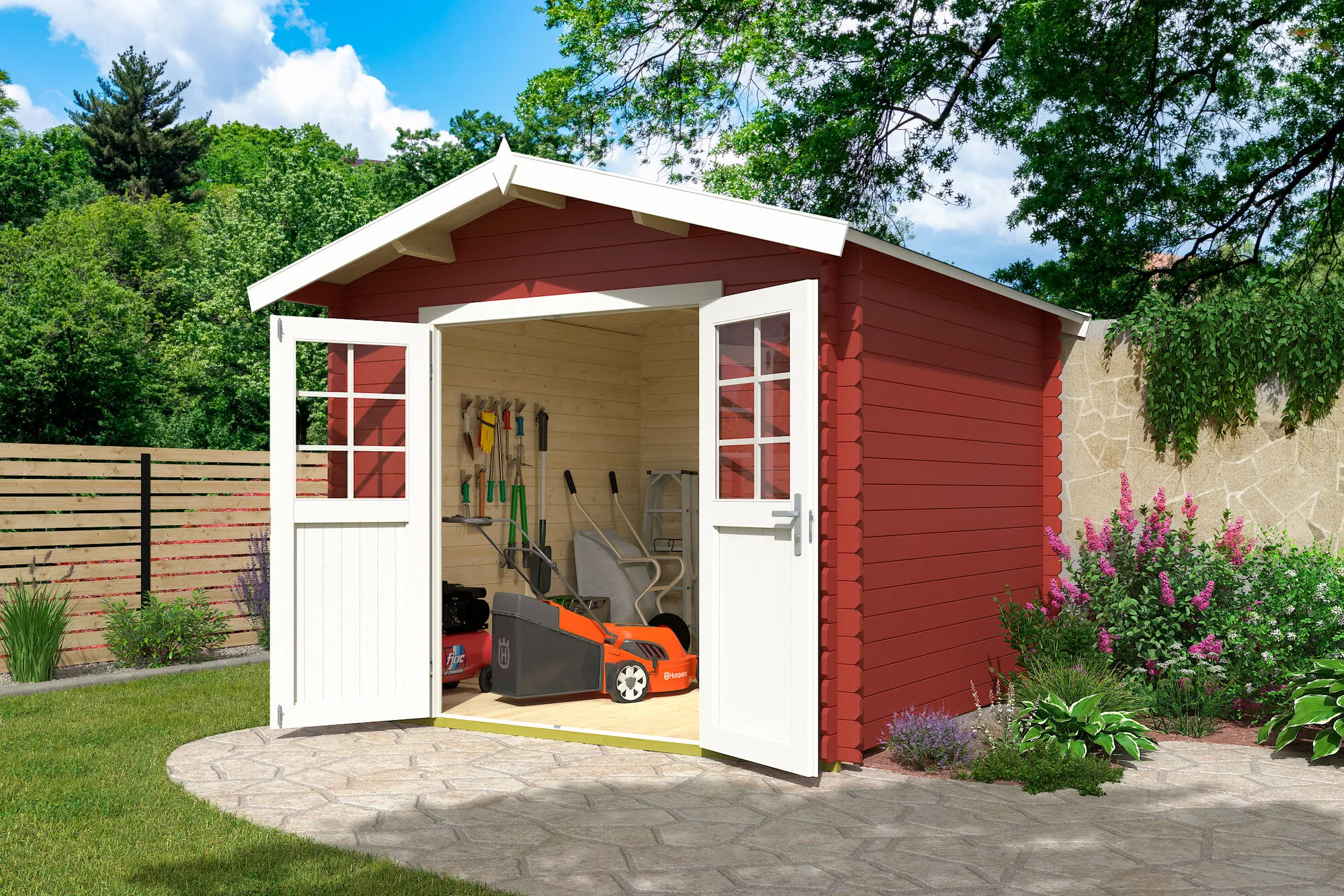 Australien Blockbohlenhaus Plus280x280cm