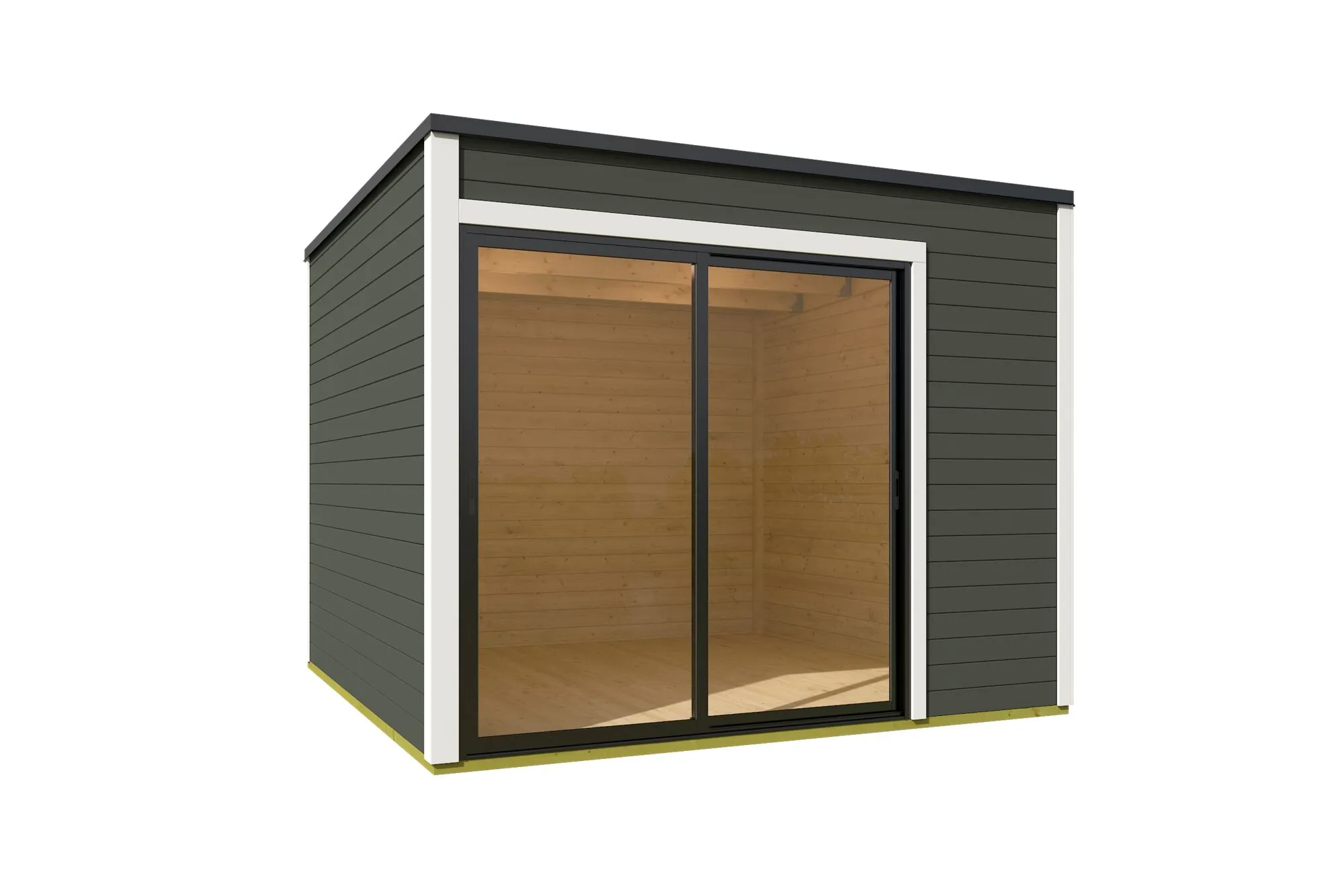 \\iks-3450982346\Artikelbilder\Gartenkatalog\2026\Blockbohlenh&auml;user\88100148 - Blockbohlenhaus Kubus 1 ALU Gr&uuml;ngrau (1).jpg