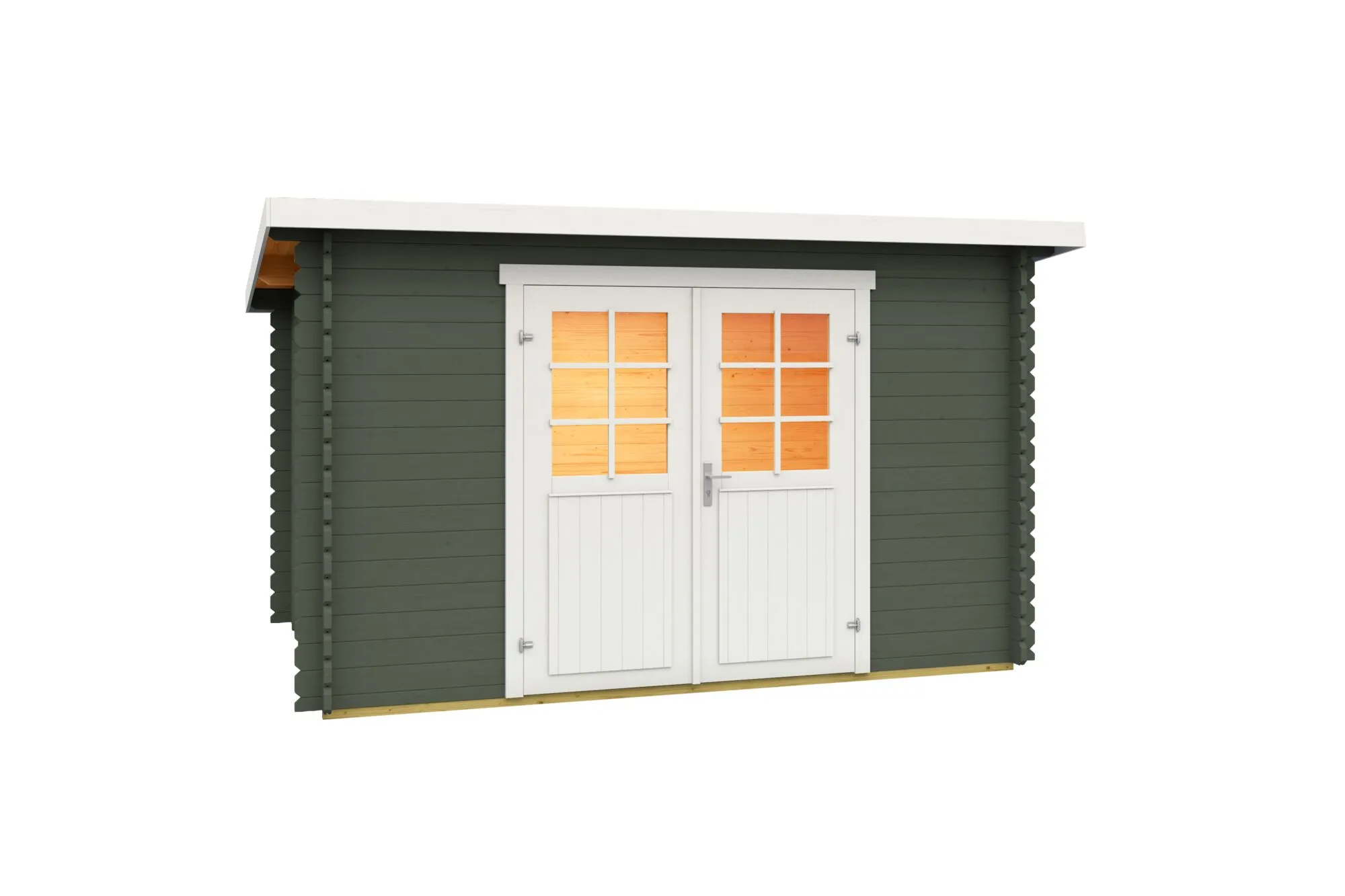 Malta 1 Blockbohlenhaus 28mm 300x200cm