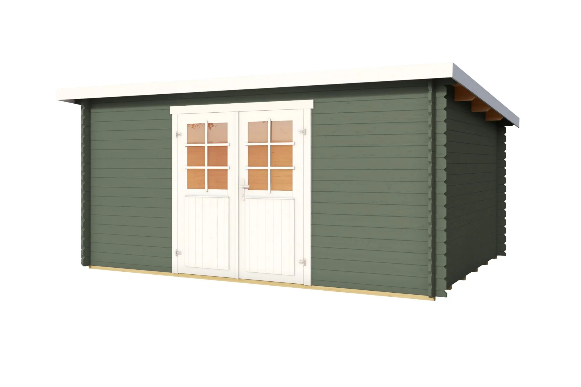 Malta 4 Blockbohlenhaus 28mm 392x292cm