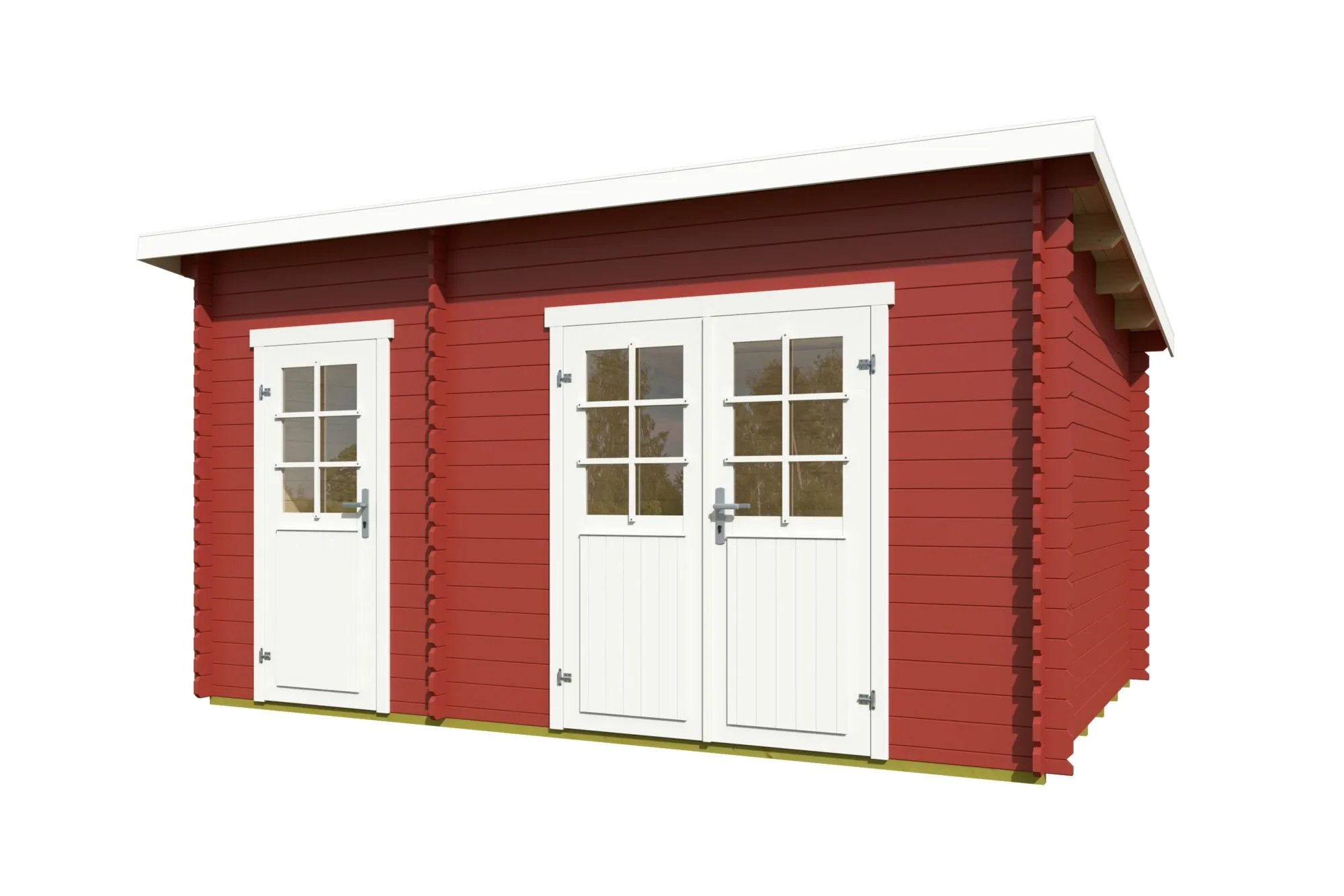 Blockbohlenhaus Belfi 28 mm Wandst&auml;rke