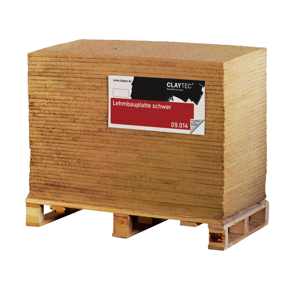 Claytec Lehmbauplatte schwer 22mm